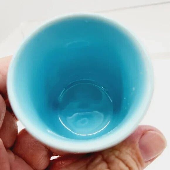 Chicago Cityscape Skyline Blue Ceramic Shot Glass Souvenir Postcard Factory - Picture 6 of 8